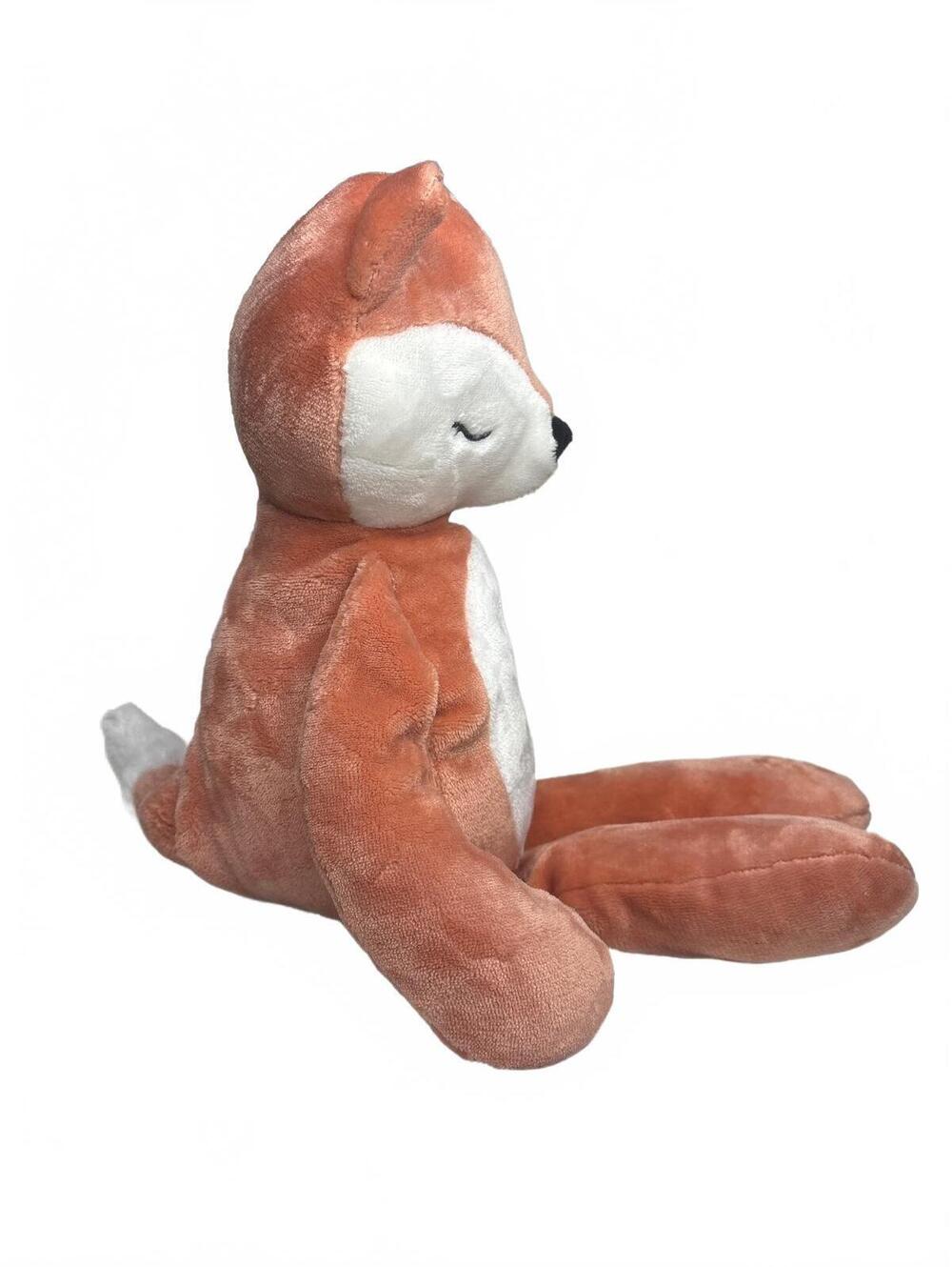 Max Studio Kids Sleeping Velour Fox Plush 19" Closed Sleepy Eyes Floppy Legs EUC - Picture 5 of 9